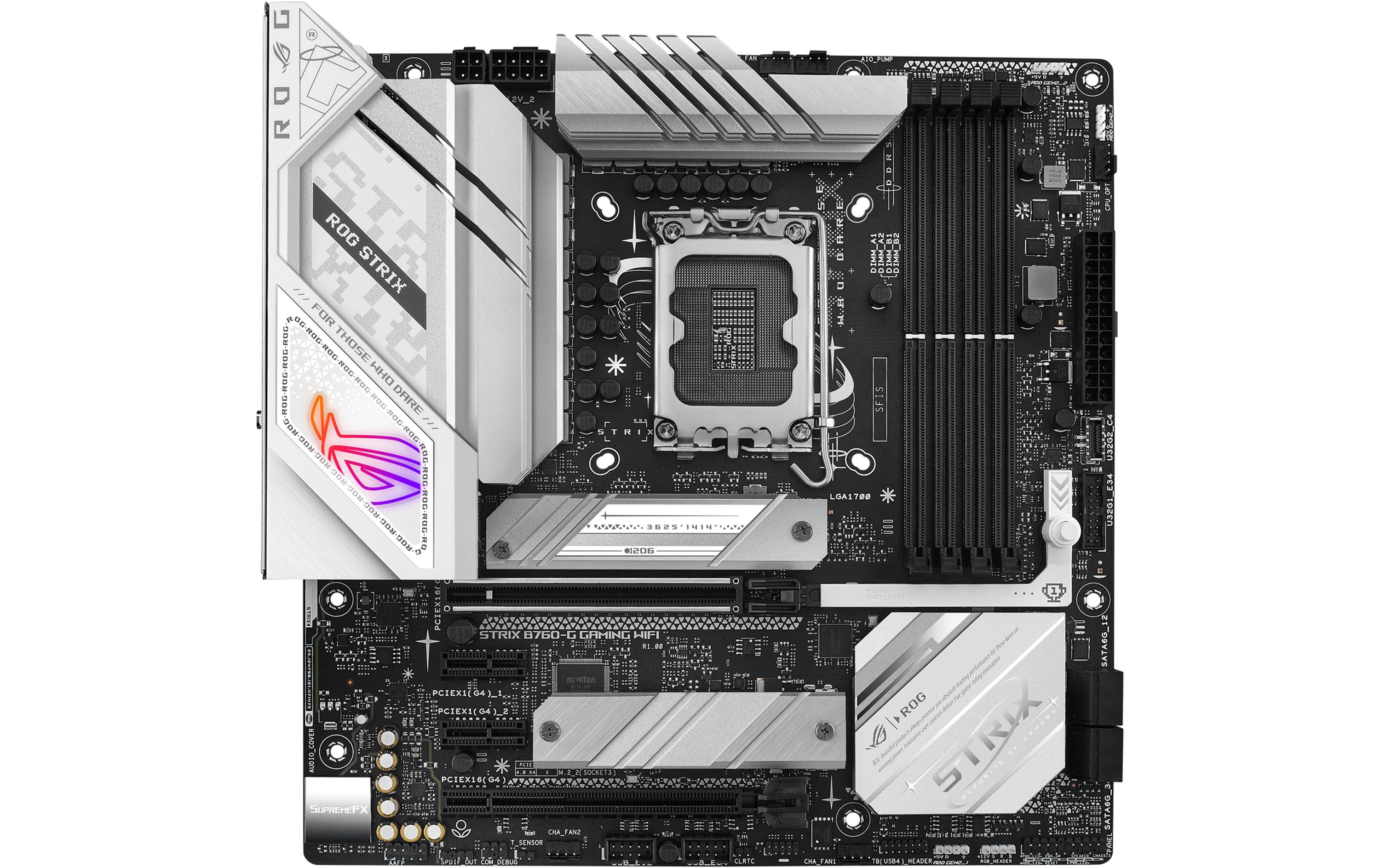 ASUS ROG STRIX B760-G GAMING WIFI, mATX LGA1700, 4x DDR5, PCI-E 5.0, HDMI, DP