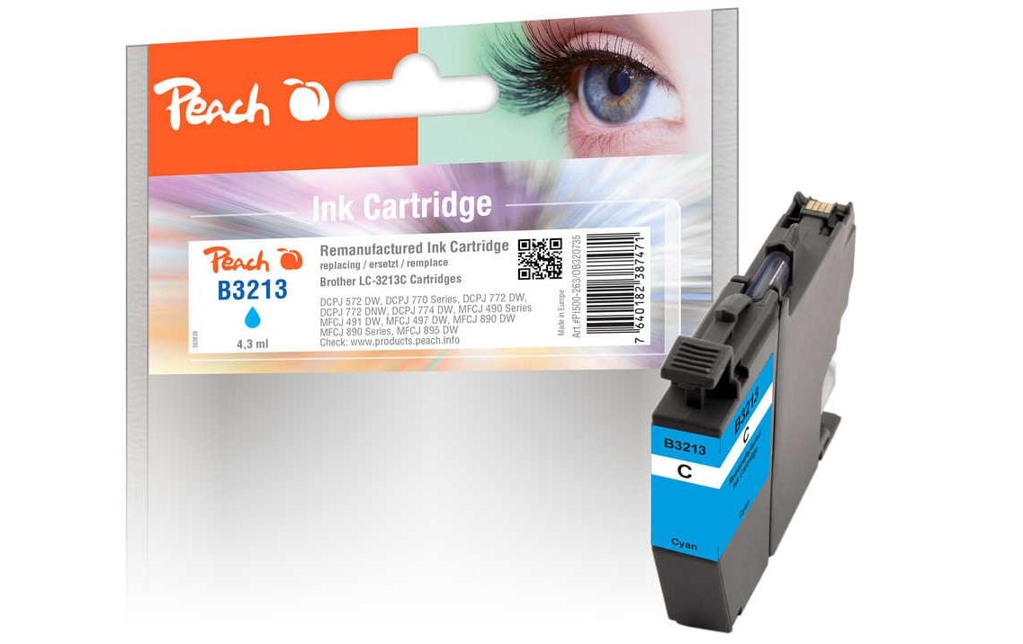 Peach Brother LC-3213, cyan 4.3 ml, 510 Seiten
