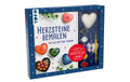 Topp Bastelset Herzsteine bemalen 48 Seiten, 2 Stein, 2 DottingTool, 4 Farben