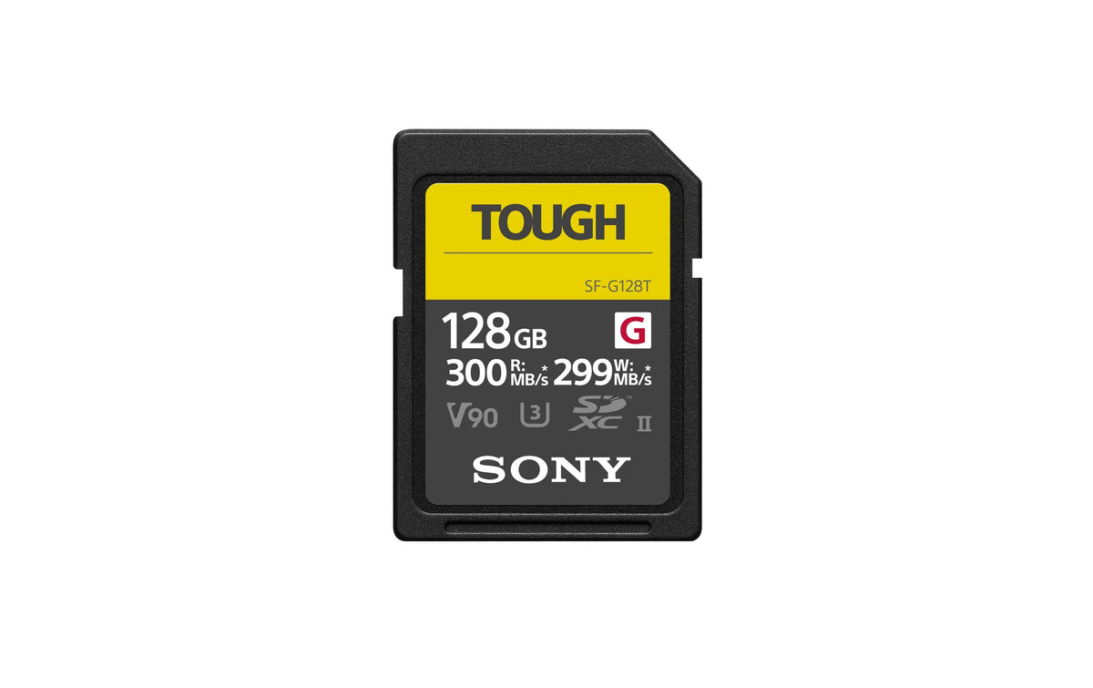 Sony SDXC Card Tough UHSII V90 128GB lesen 300MB/sec, schreiben 299MB/s