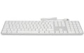 LMP USB Tastatur grosse Beschriftung Zahlenblock, 110 Tasten, 2x USB, Alu, SI