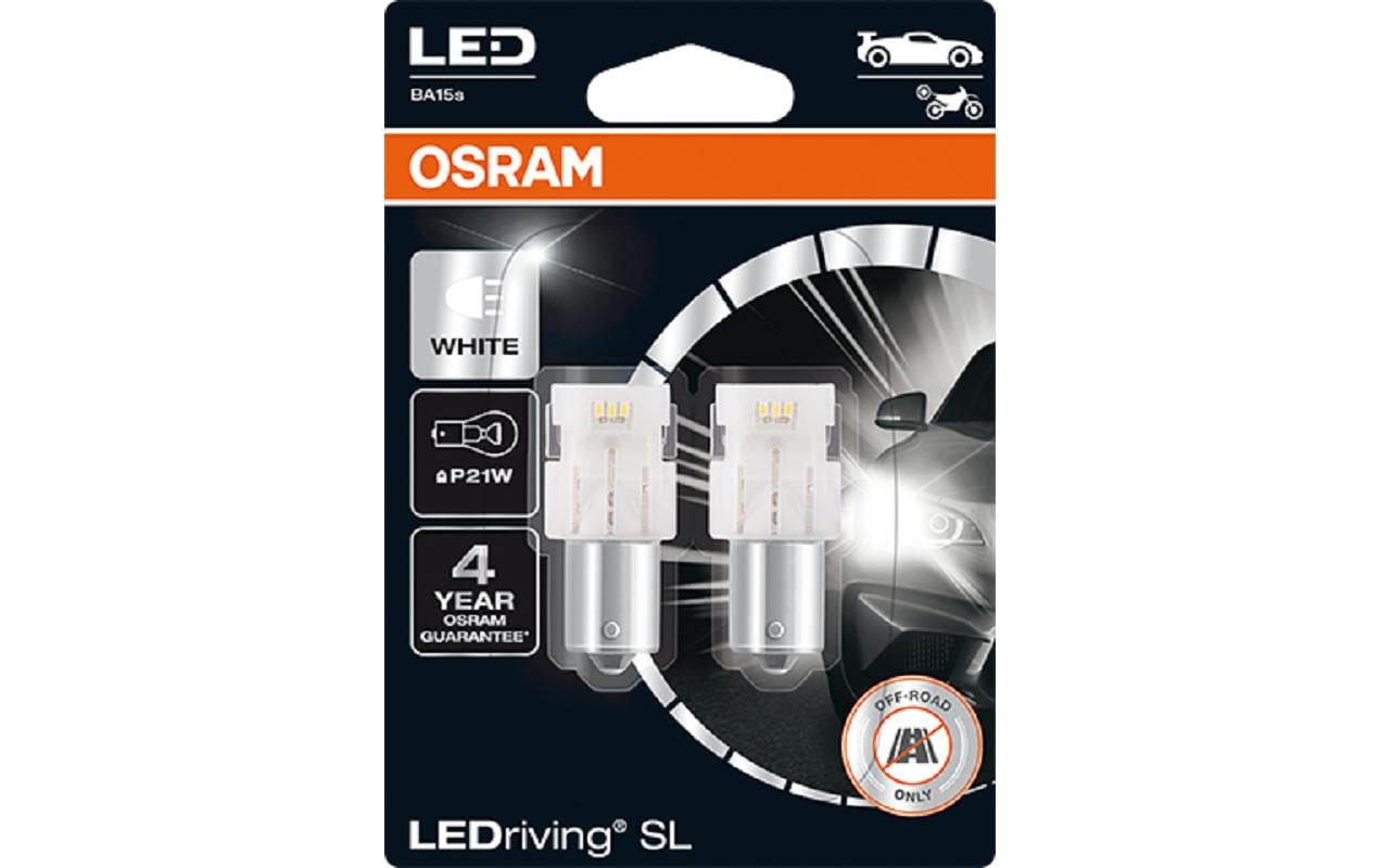 OSRAM LED Premium Retrofit Cool White P21W 12V BA15s