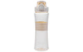 KOOR Flasche Plastik 650ml Weiss Plastik PC, H: 24.8cm, D: 7cm