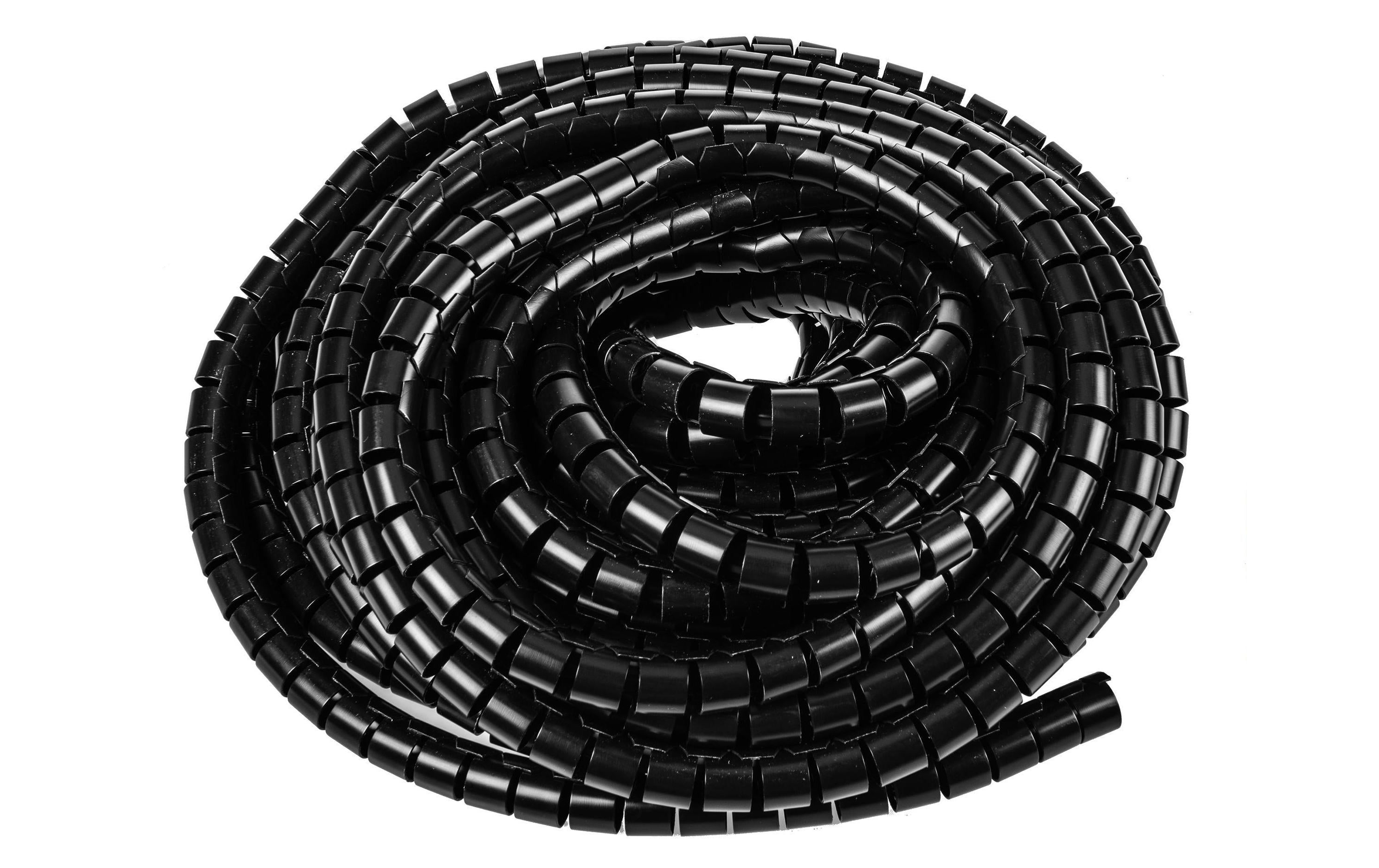 Plica Spiralschlauch Quick-Tube PP 20m Durchmesser 25mm, schwarz