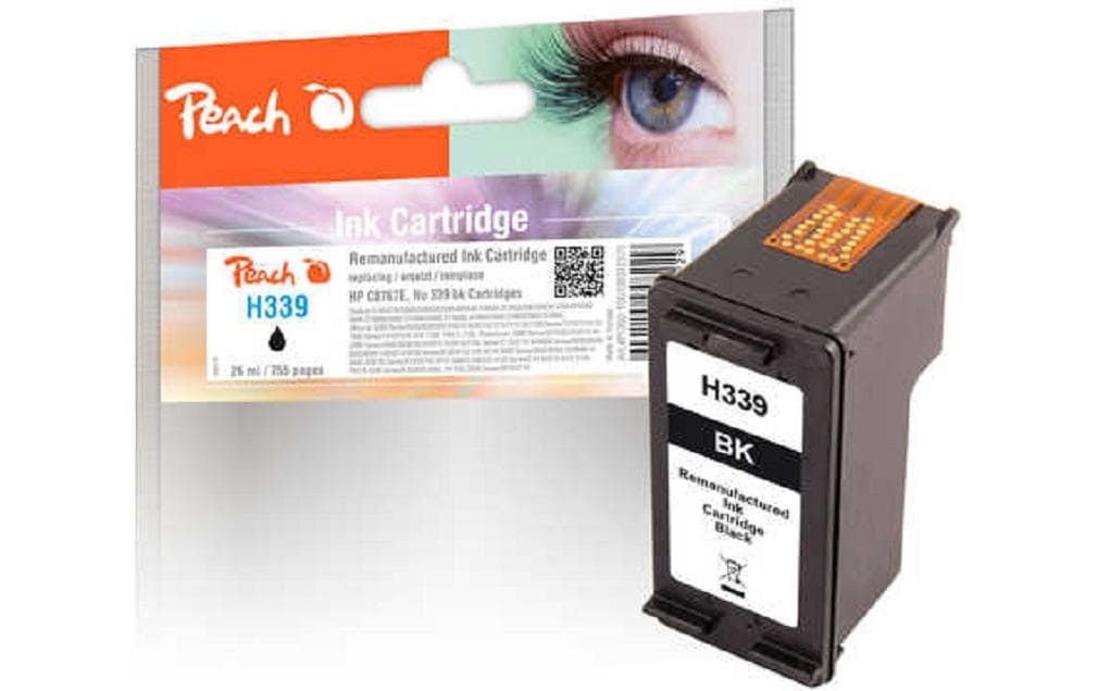 Peach Tinte HP Nr. 339/C8767E, black 26 ml, 755 Seiten