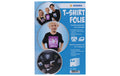 T-Shirt-Folie A4 dunkle und schwarze Textil 10 Blatt, Waschmaschinenfest bis 40 Grad
