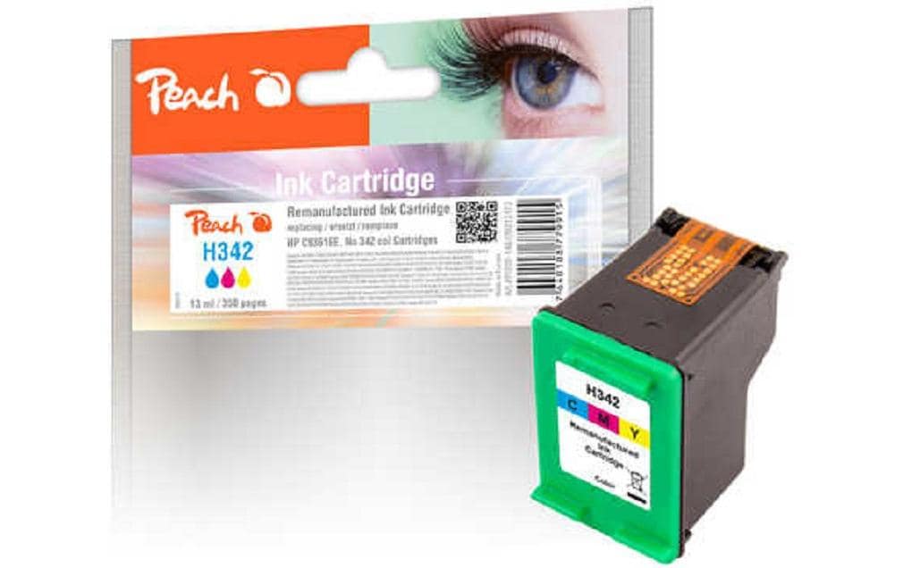 Peach Tinte HP Nr. 342/C9361E, color 13 ml, 350 Seiten