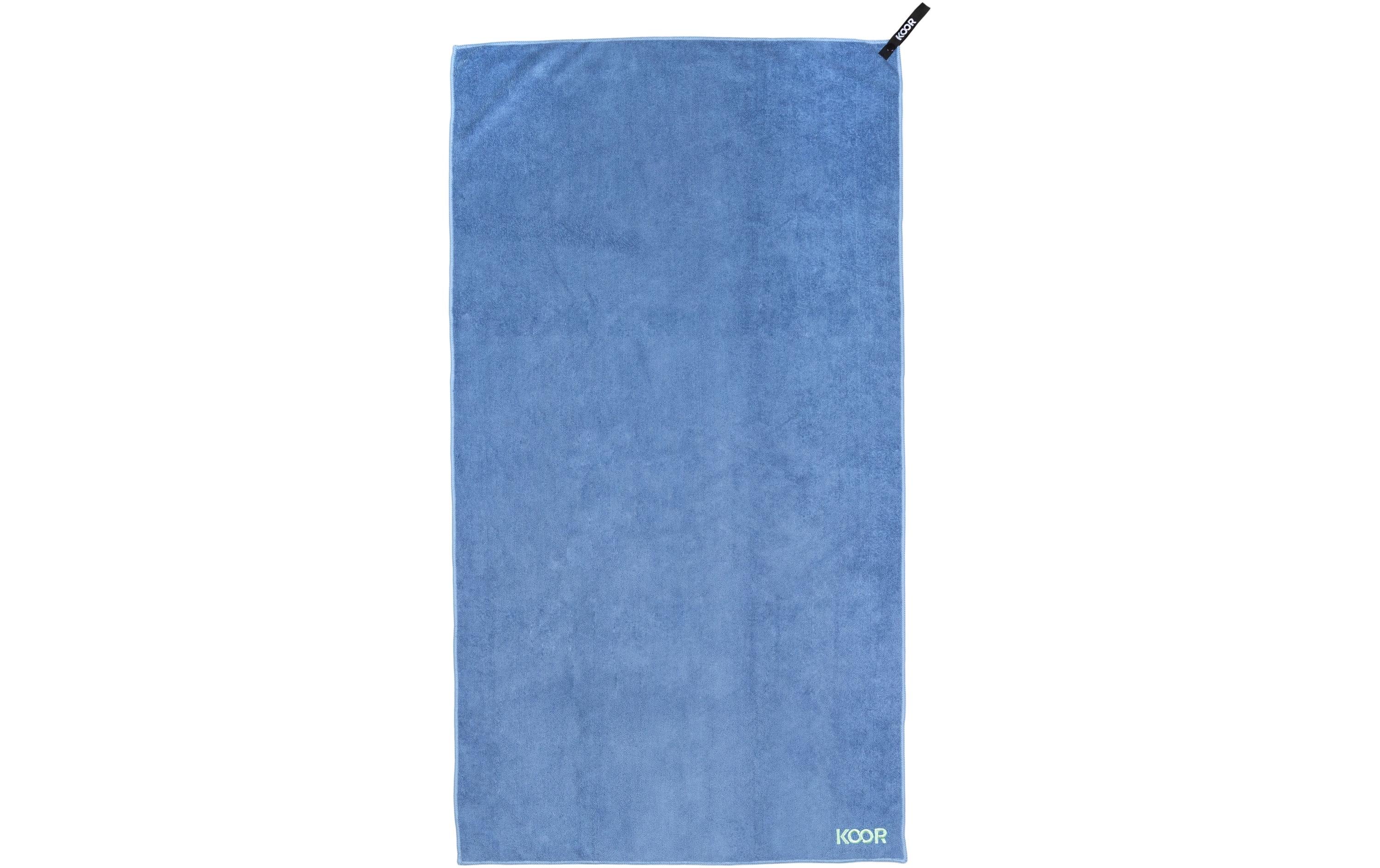 KOOR Badetuch soft blue XL 100x180cm, Silvadur