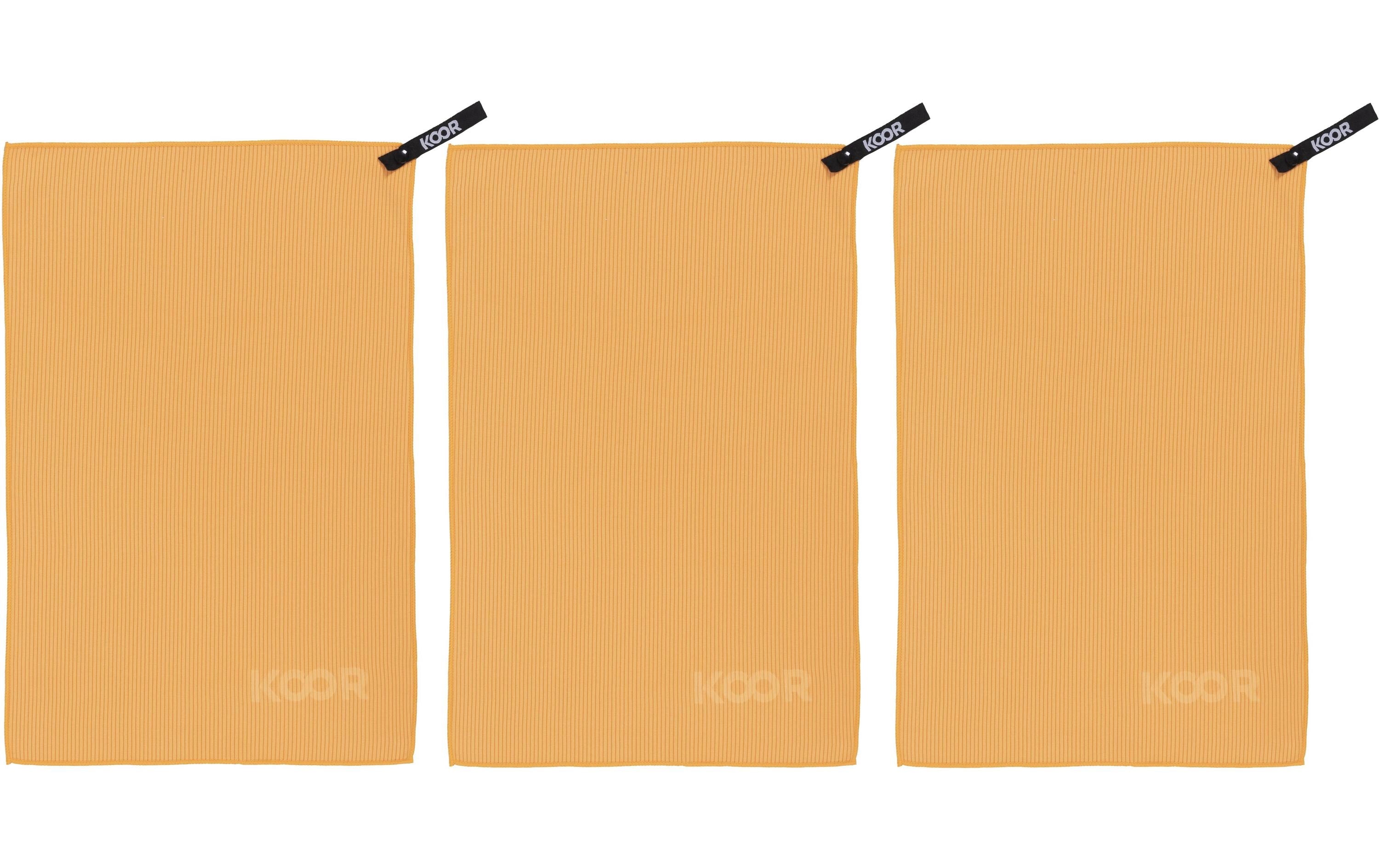 KOOR Handtuch Set orange 3x S