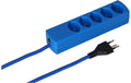 maxTex Steckdosenleiste 5x Typ13 blau