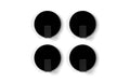 Trendform Magnethaken SOLID 4er Set schwarz 4er Set, weiss