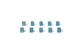 Trendform Magnete KUBIQ 10er Set blau 10er Set, blau