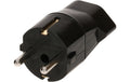 Max Hauri Reiseadapter Schuko / Typ23 schwarz, 3-polig
