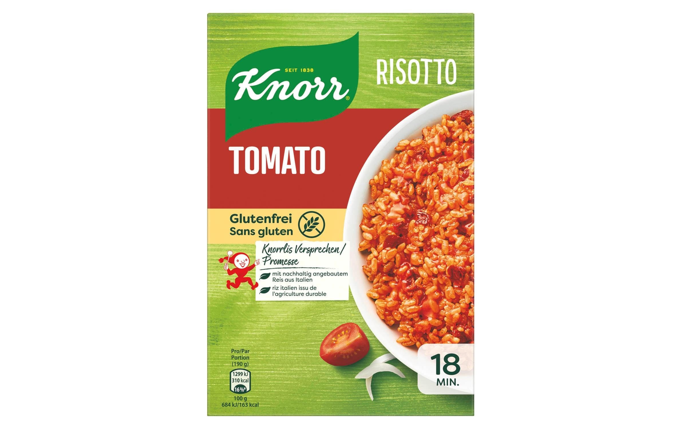 KNORR Risotto Tomato glutenfrei 250 g 250g