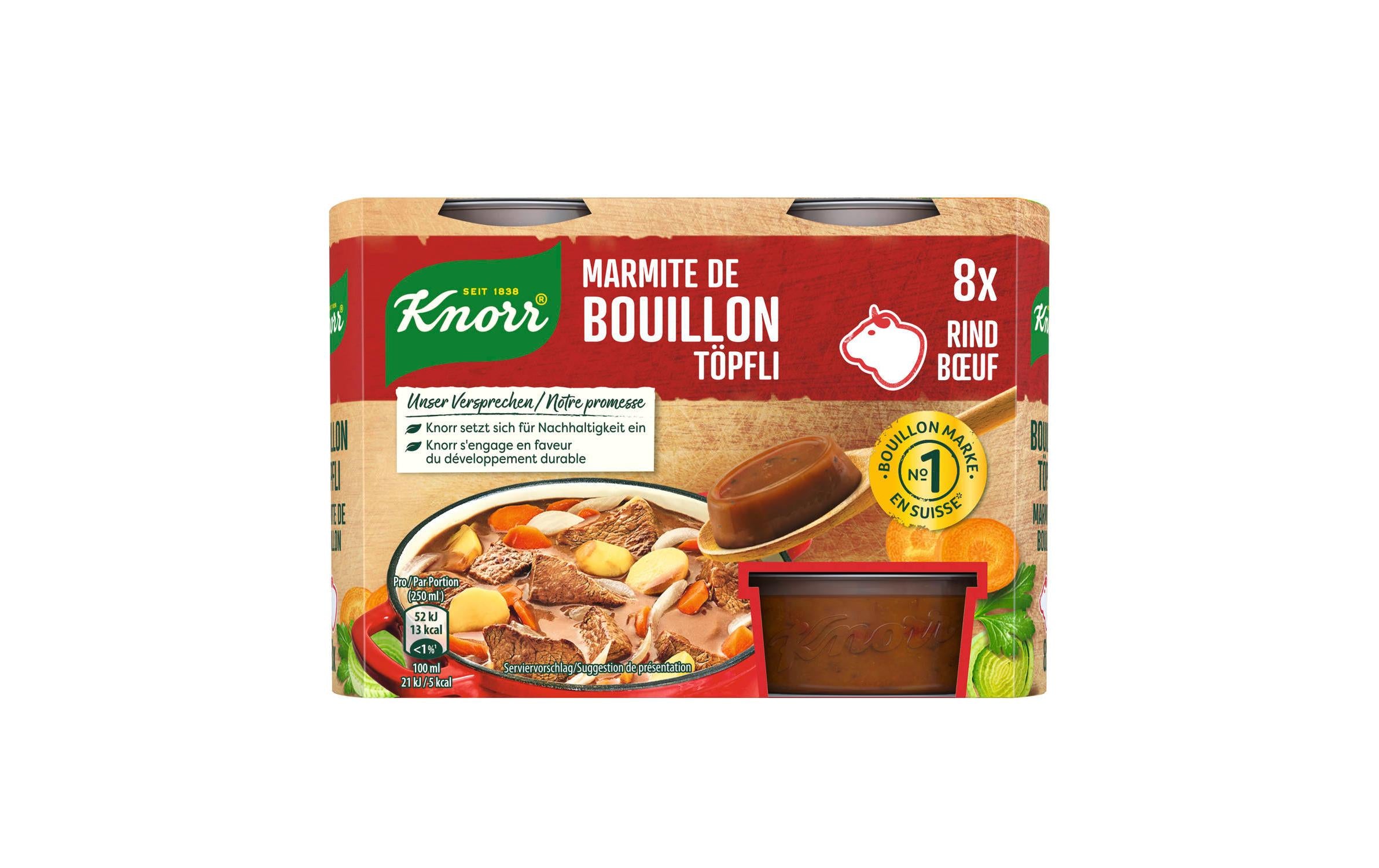KNORR Bouillon Töpfli Rind 4 Liter
