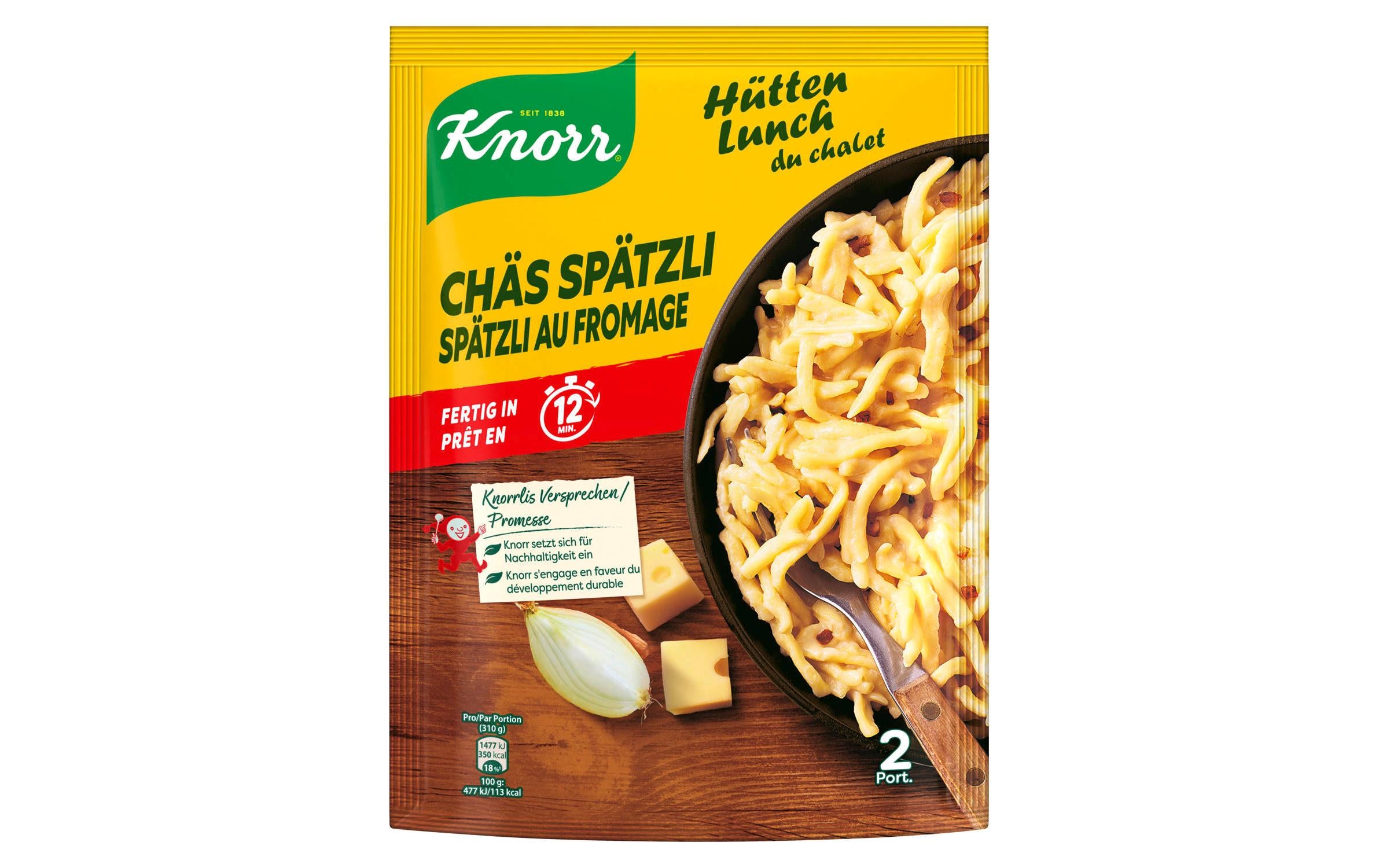Hütten Lunch Chäs Spätzli 170g