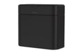Simplehuman Kompost Caddy, Schwarz matt 4 Liter, Edelstahl, magnetischer Halterung
