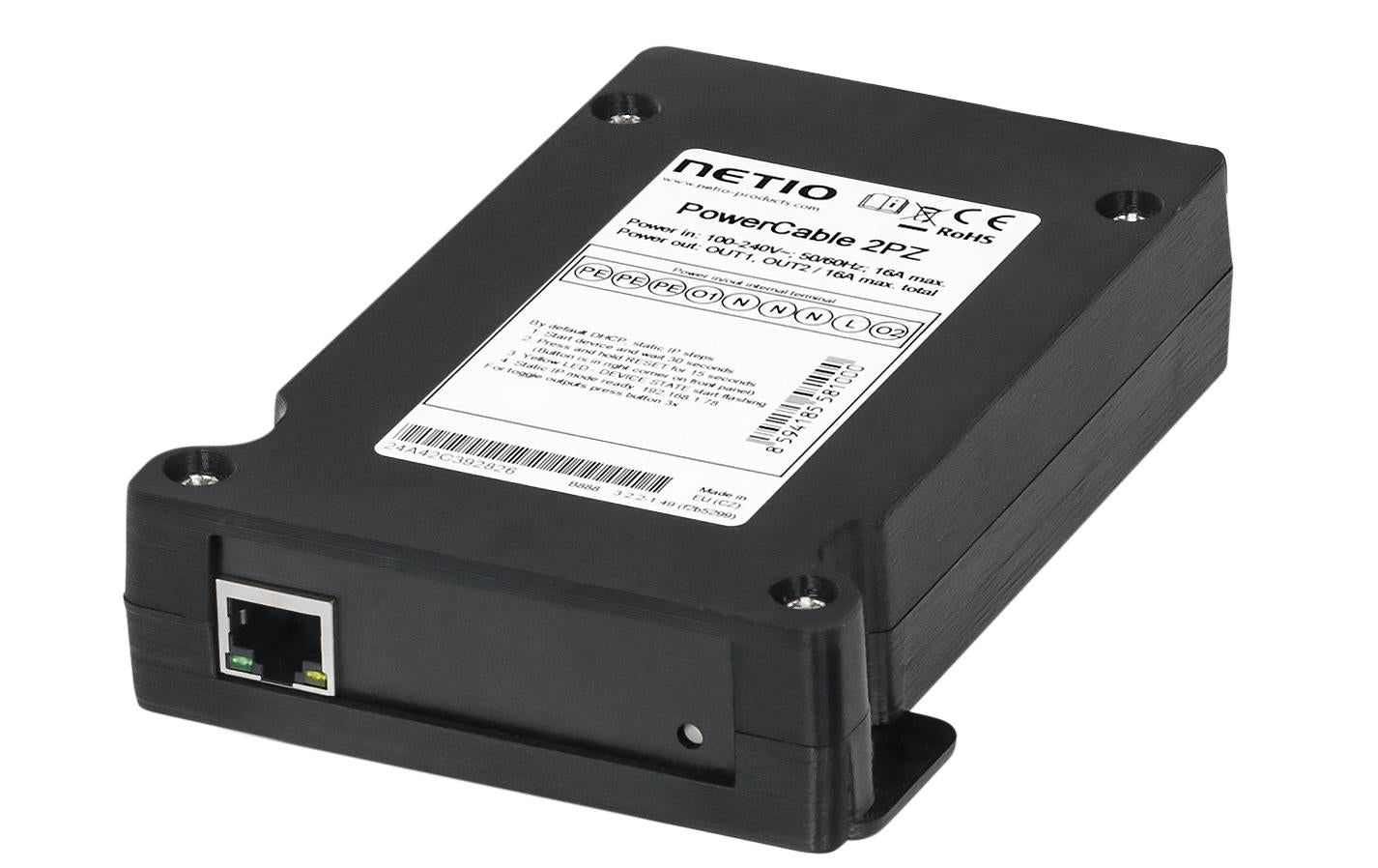 NETIO PDU PowerCable 2PZ 2x 230V geschaltet