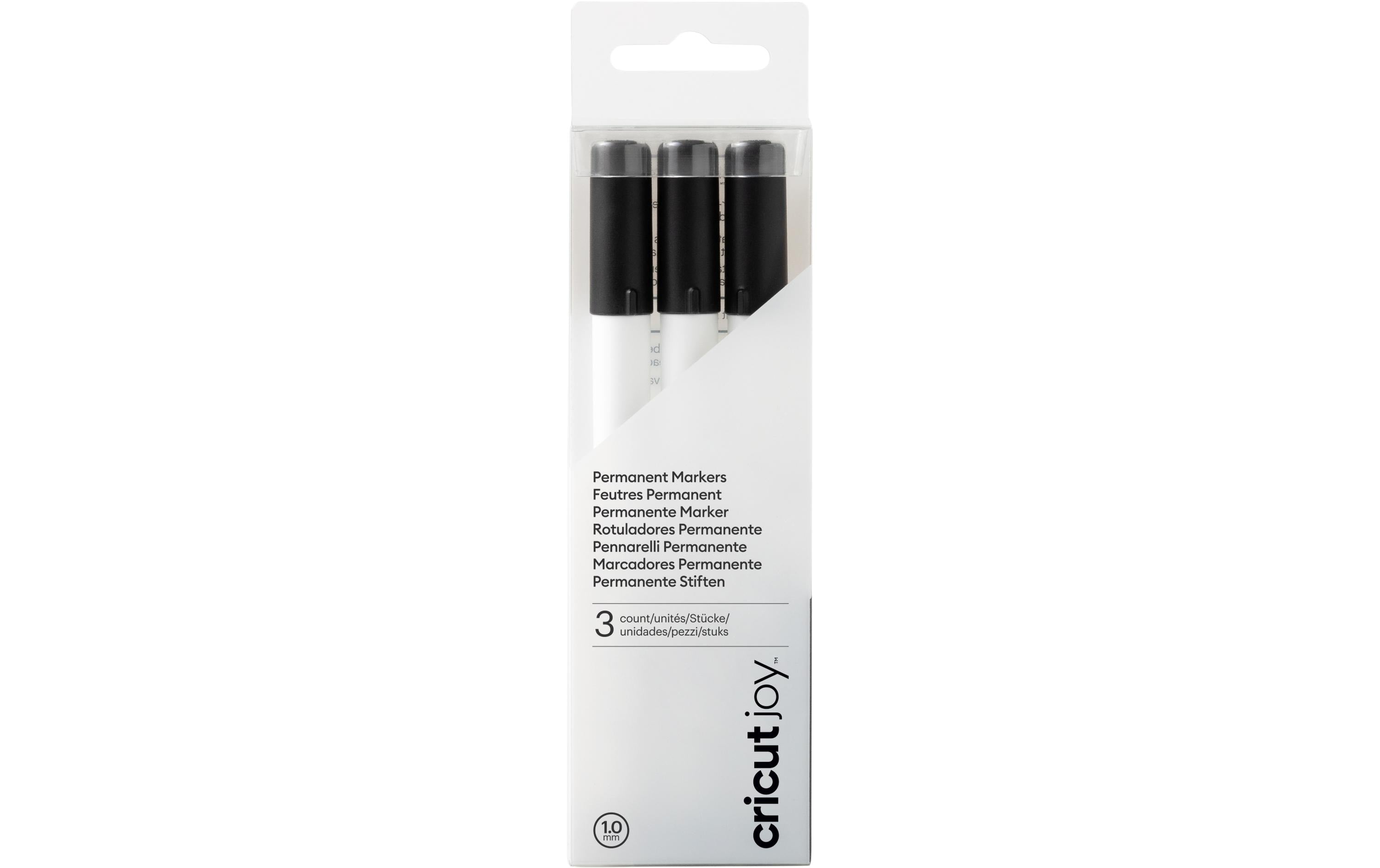 Cricut Stifte Marker Joy Permanent schwarz, 1.0, 3 Stifte