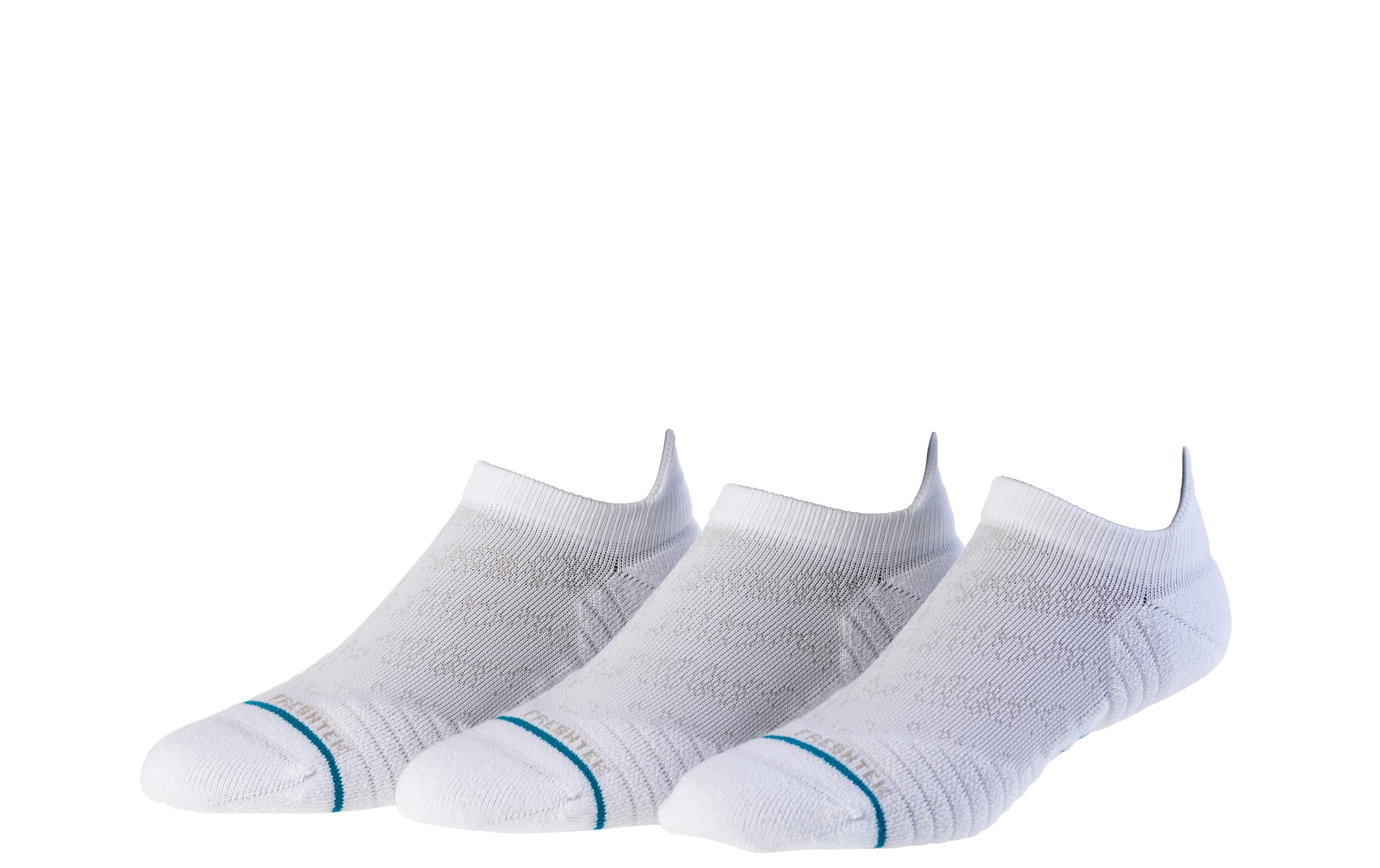 Stance Athletic Tab 3 Pack White, Grösse 38 - 42, 3er-Pack