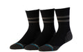 Stance Franchise UL Crew 3 Pack Black, Grösse 35 - 37, 3er-Pack