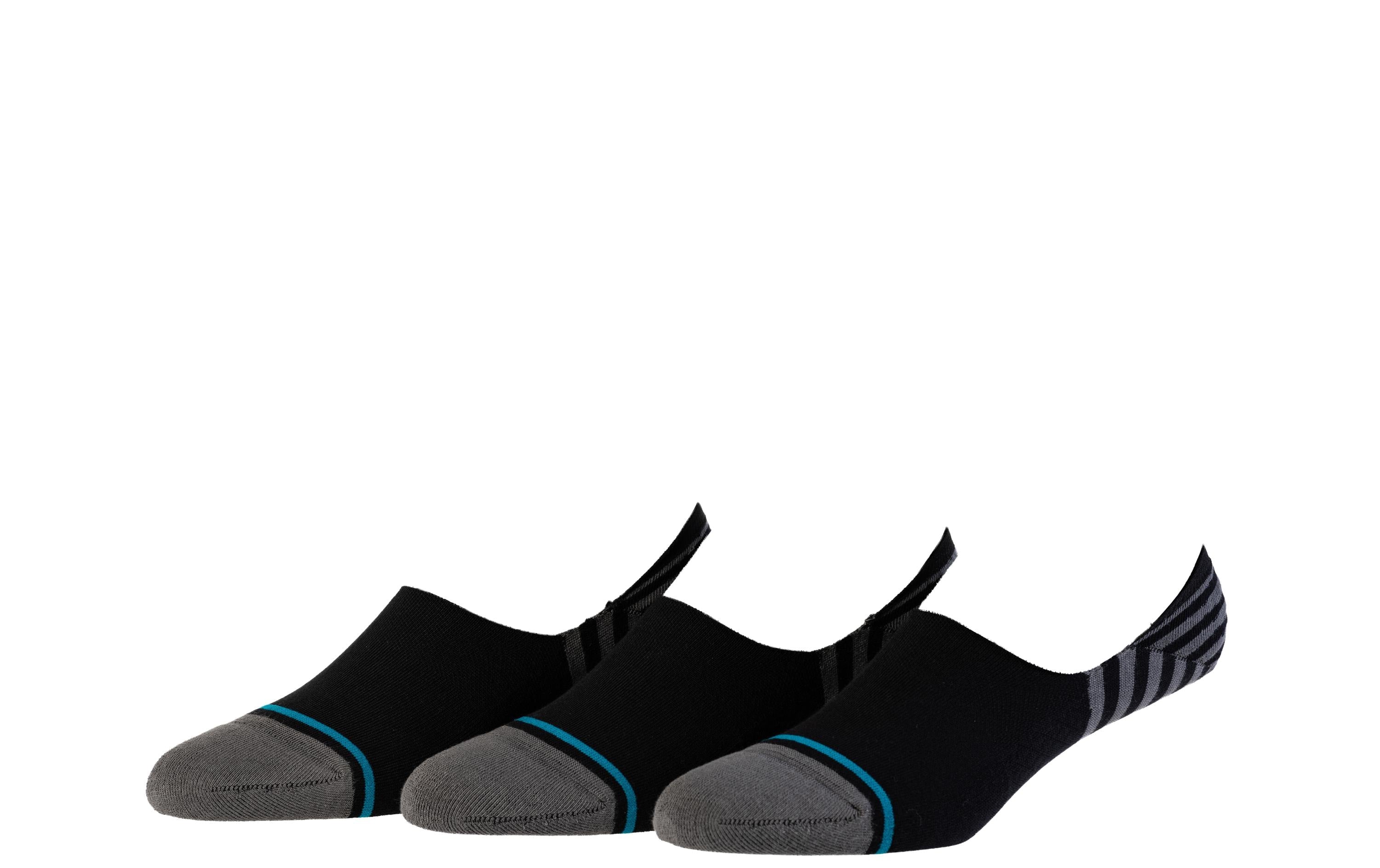 Stance Sensible Two 3 Pack Black, Grösse 35 - 37, 3er-Pack