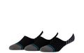 Stance Sensible Two 3 Pack Black, Grösse 35 - 37, 3er-Pack