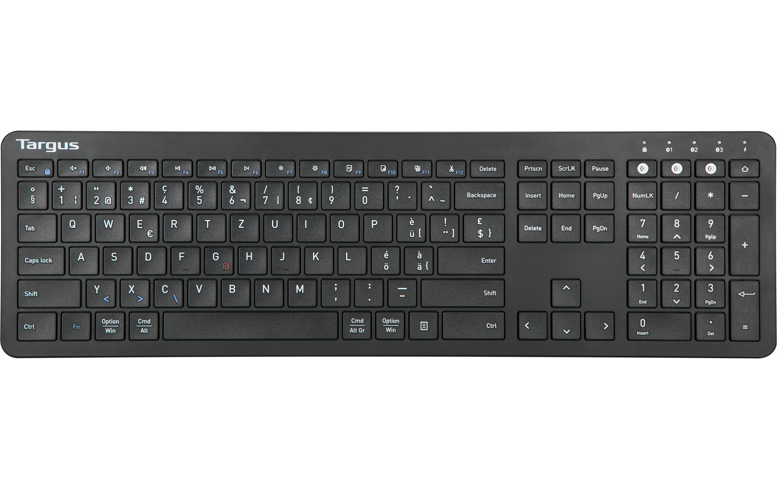 Targus Keyboard Bluetooth® Antimicrobial USB, CH-Layout