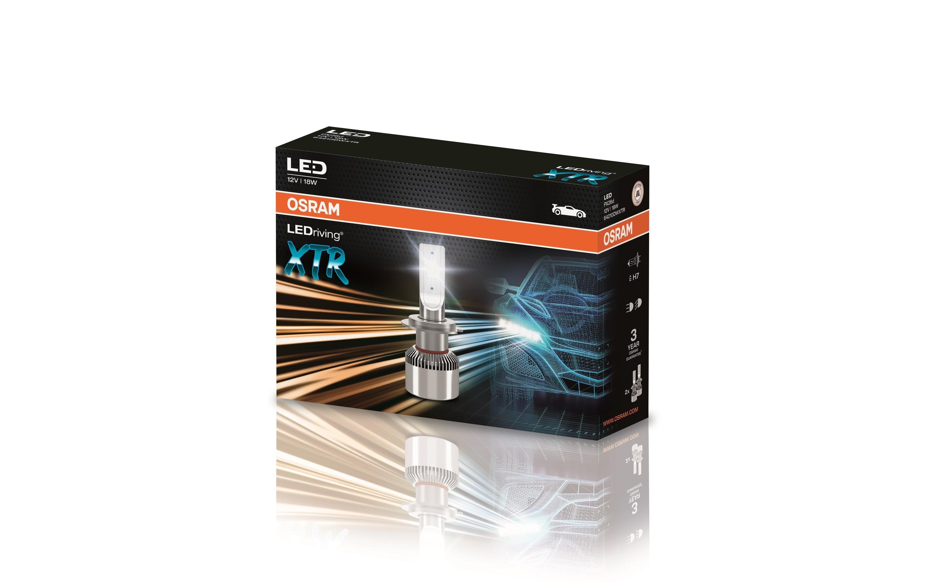 OSRAM LEDriving Off-RoadLED Retrofit H7/12V/18W/PX26d