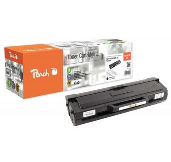 Peach Toner für HP LaserJet W1106/106A XL 2000 Seiten, black