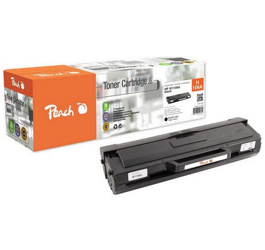 Peach Toner für HP LaserJet W1106/106A 1000 Seiten, black