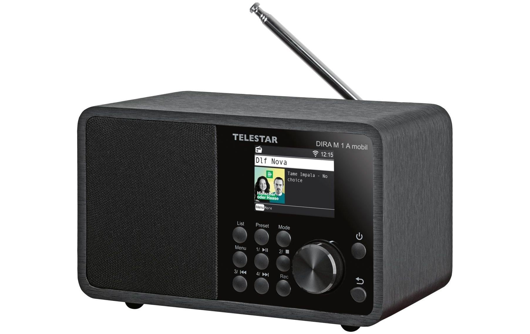 Telestar DIRA M 1 A mobil DAB+/UKW-Radio, Akku, EWF Notfallwarnsystem