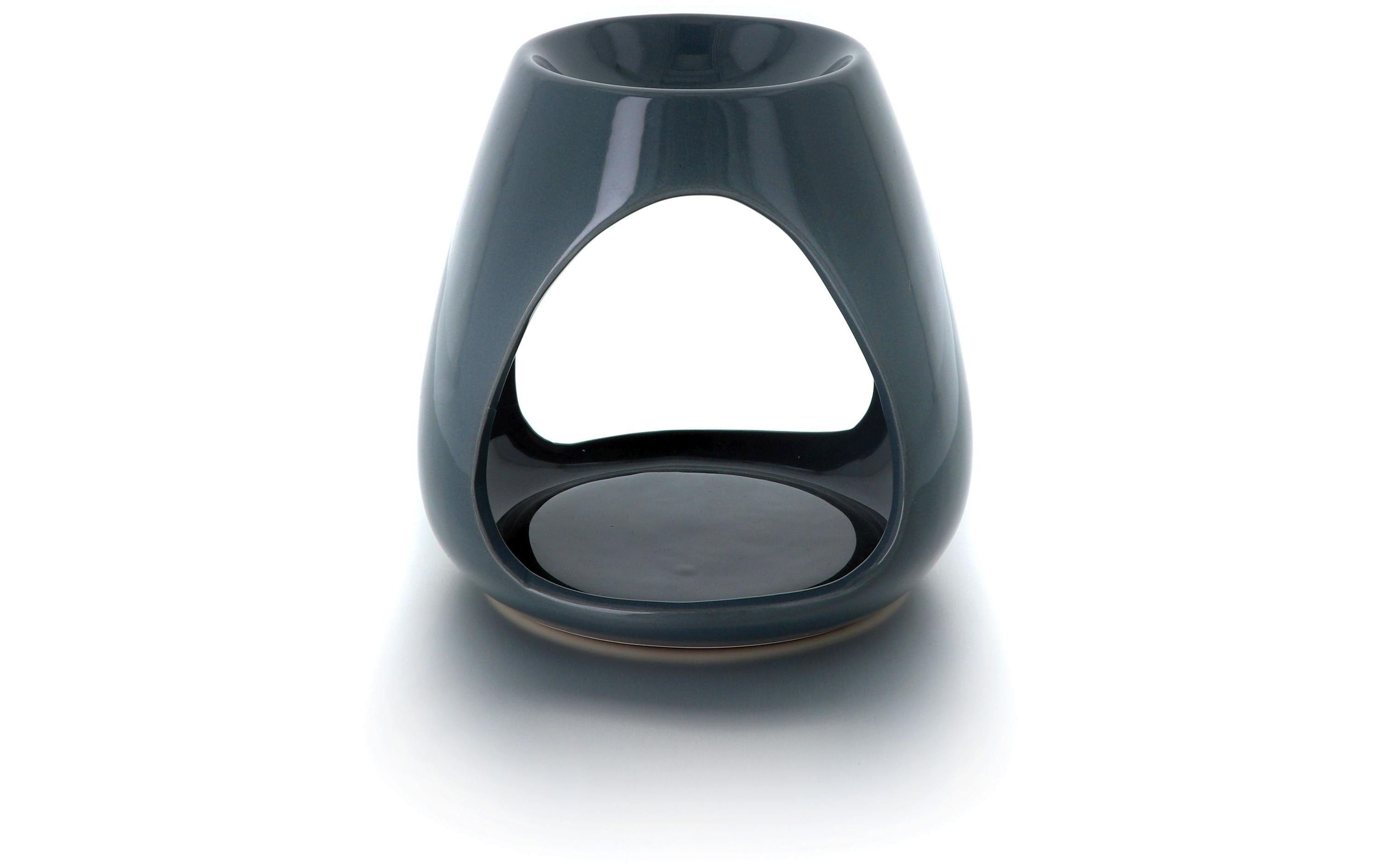balthasar Duftlampe aus Keramik Grau, 13x12.5 cm (HxD)
