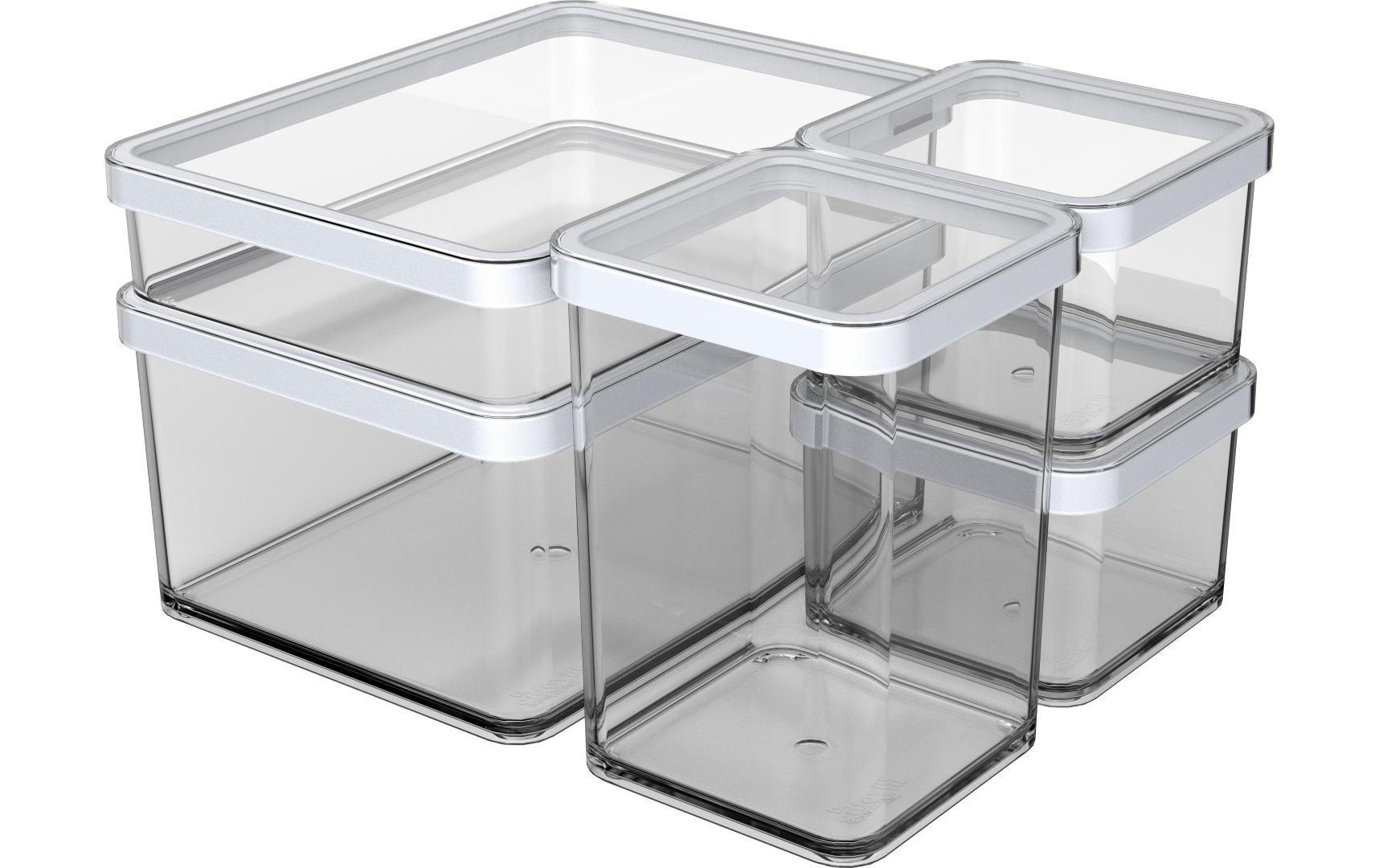 Rotho Set Premium Dosen 5 tlg. LOFT 26 x 21 x 15,5