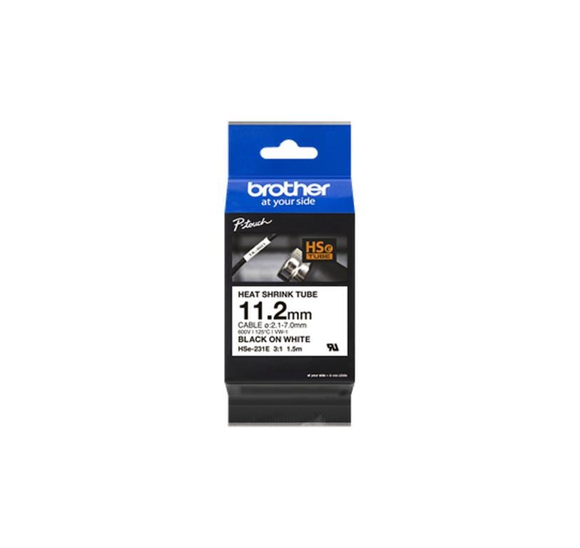 Brother P-Touch HSe-231E w/s, 11.2mmx1.5m, für PTE300VPC1