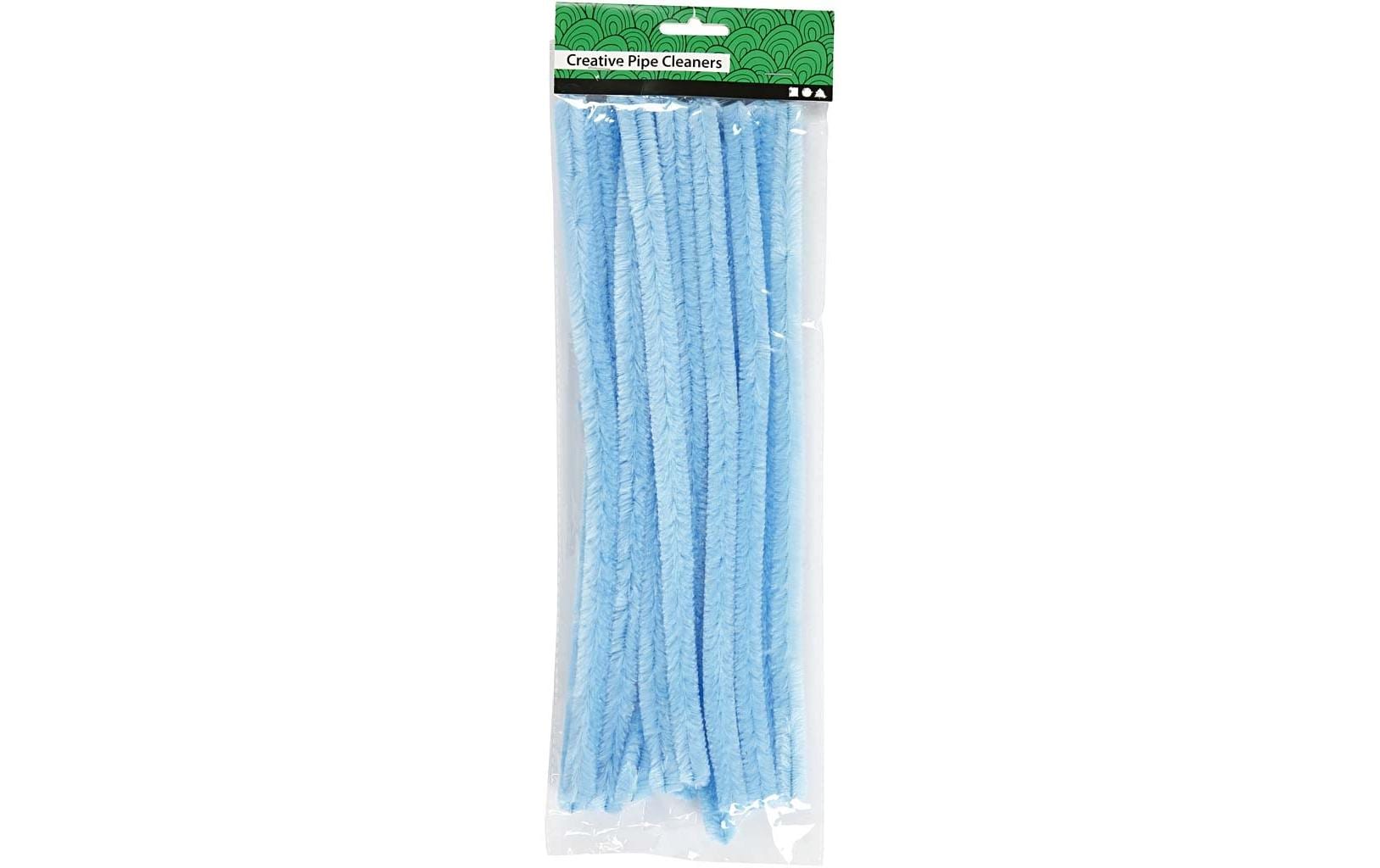 Creativ Company Chenilledraht blau 15mm 15 Stück, Länge: 30 cm