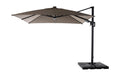 COCON Sonnenschirm DELUXE mit LED mit Kurbel, 3x3 m