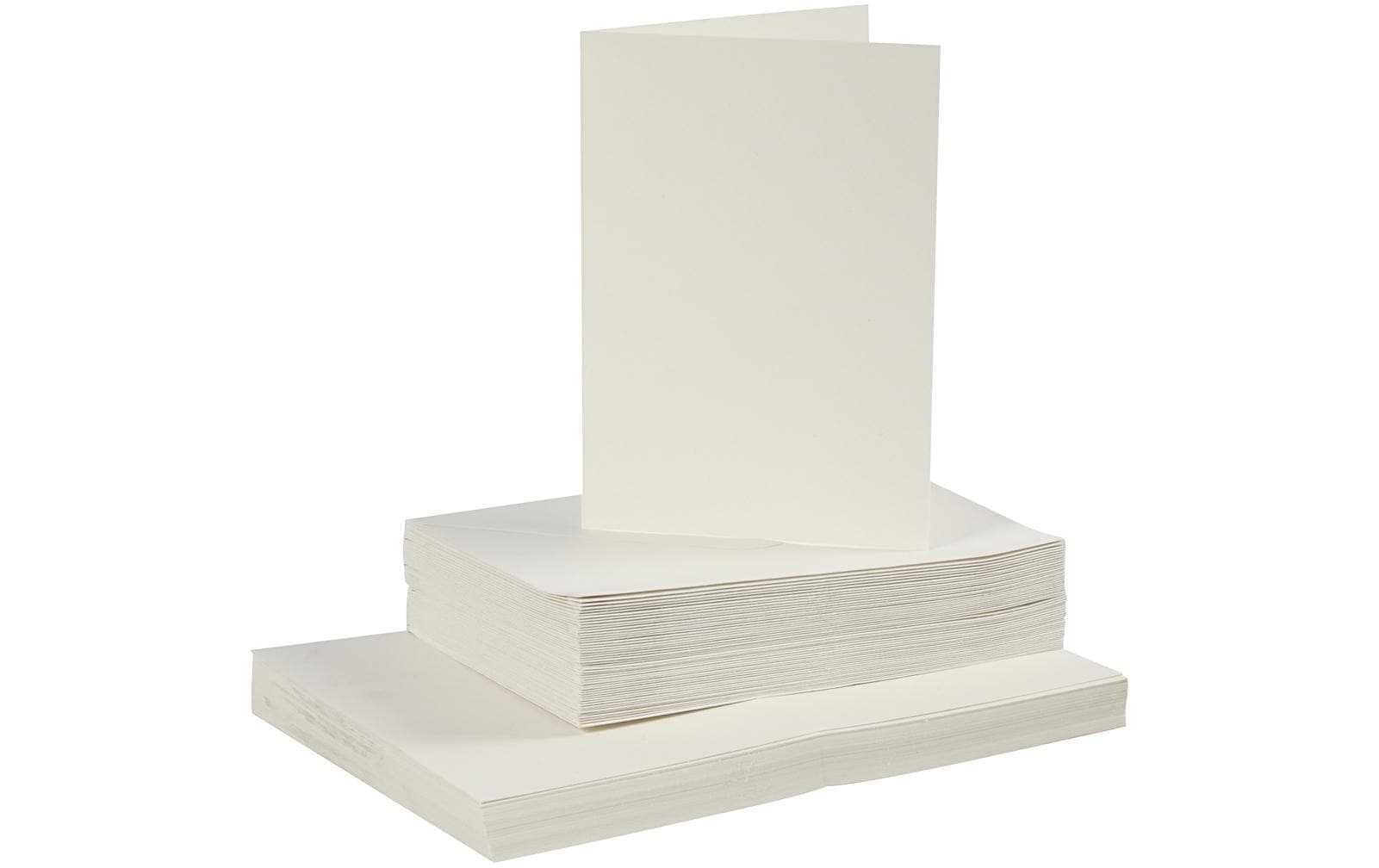 Creativ Company Karten  und Couvert beige, 50 Stück, 10.5 x 15 cm