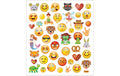 Creativ Company Sticker Emoij ca 35 Sticker, Blatt 15 x 16.5 cm