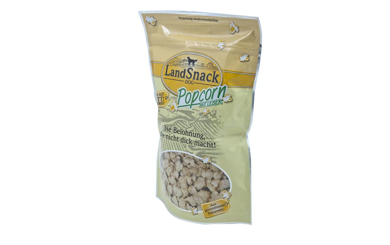 LandSnack Dog Popcorn mit Leber 100g