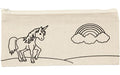 Creativ Company Etui Einhorn zum Ausmalen, 21x9cm