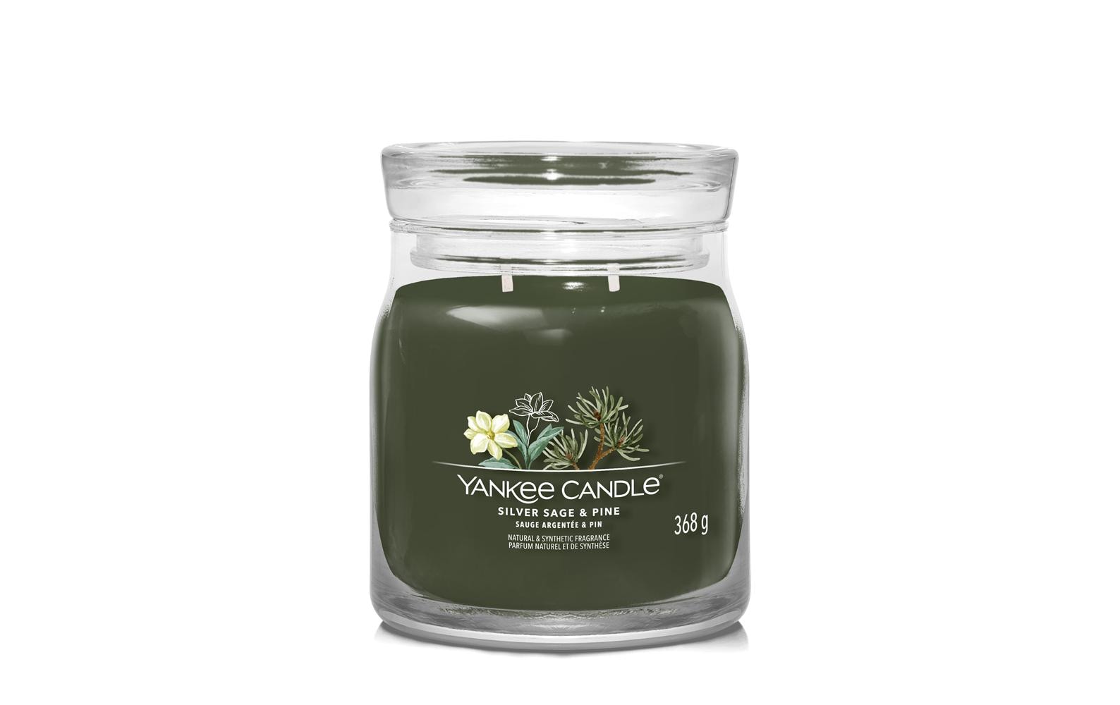 Yankee Candle Silver Sage & Pine Signature Medium Jar