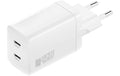 4smarts PDPlug Dual 45W GaN, Weiss 2x USB-C
