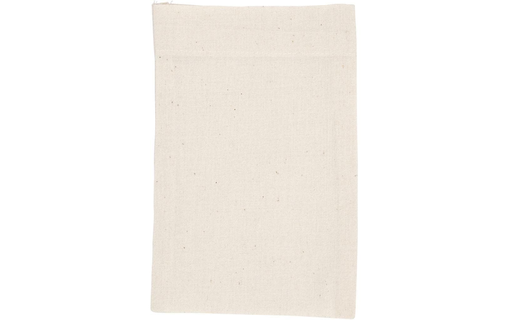 Creativ Company Stoffbeutel hellnatur, 4 Stk., 15x20 cm
