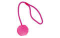 Swisspet Ball mit Wurfseil pink Non Toxic Material, 7cm