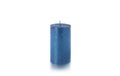 balthasar Zylinderkerze Rustico, Blau 12x7 cm (HxD)