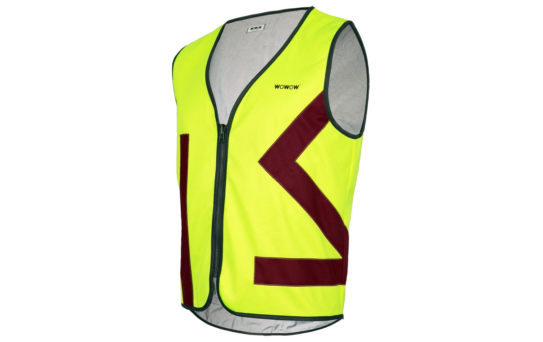 wowow Leutchtweste, URBAN CITIZEN JACKET M, reflektierend / fluo yellow, reversible