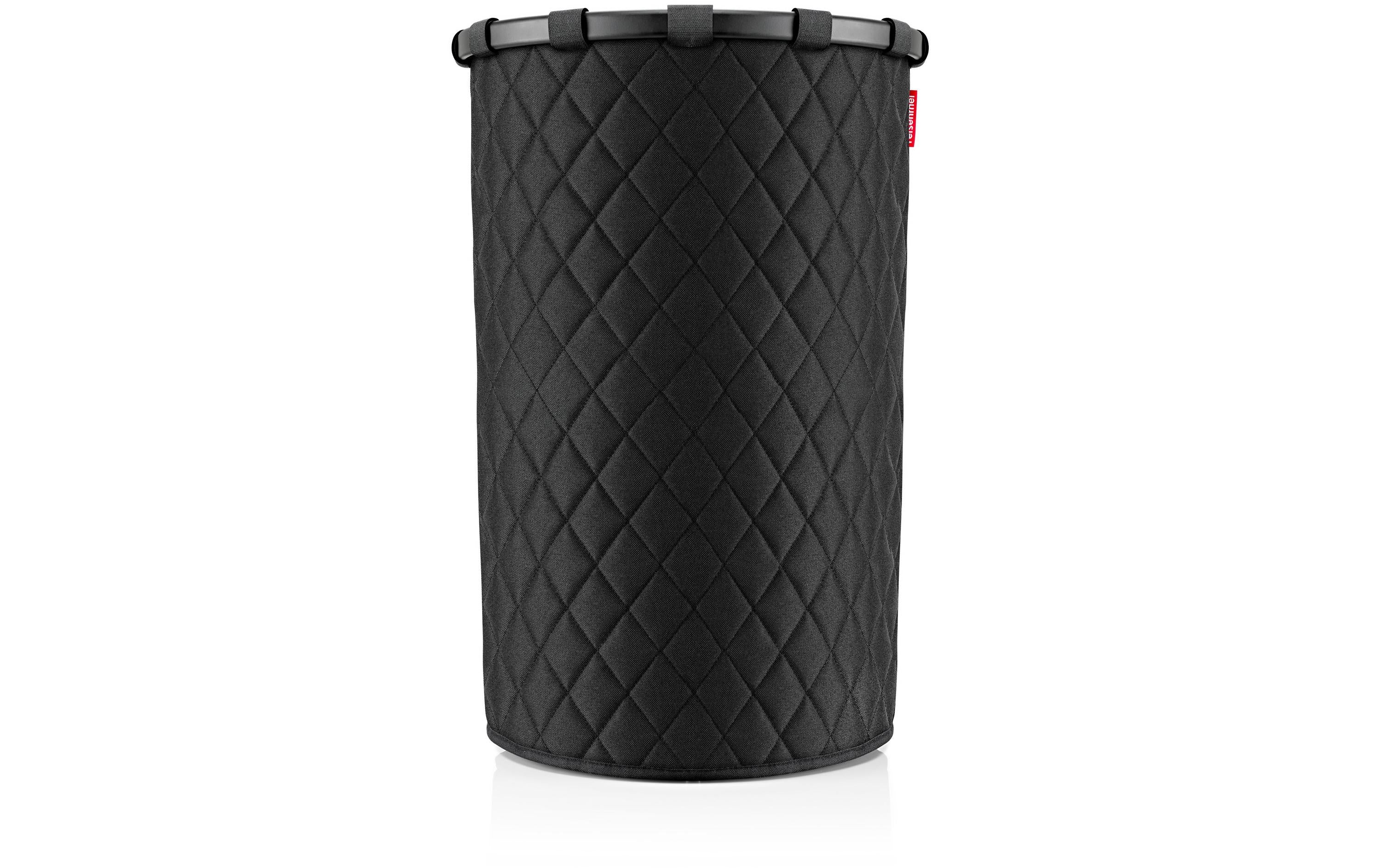 Reisenthel Wäschekorb Frame Rhombus,Black L 50L, 40x61 cm (DxH), recyceltes Polyester