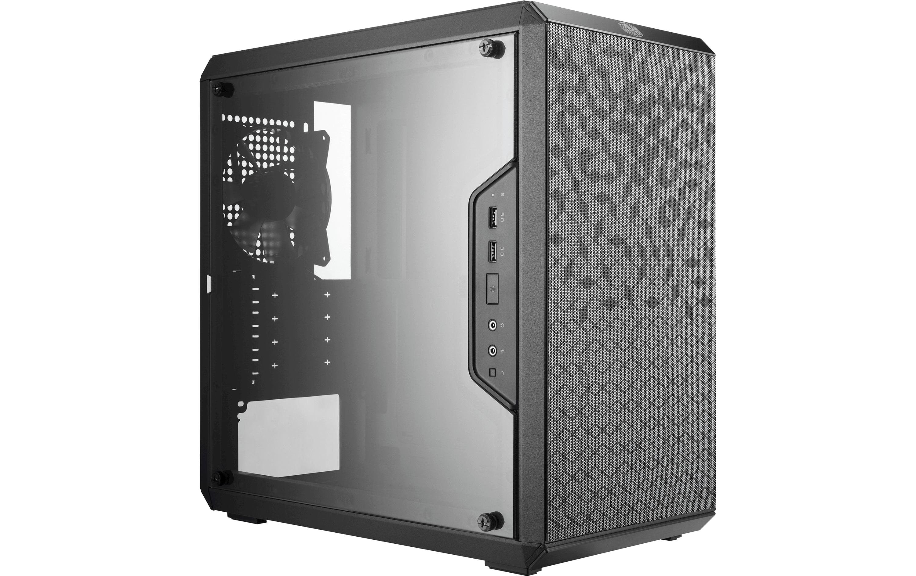 Cooler Master MasterBoX Q300L schwarz, 2x 2.5", 1x 3.5", 2x USB3.0