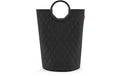 Reisenthel Wäschekorb Frame Rhombus,Black L 65L, 40x72 cm (DxH), recyceltes Polyester